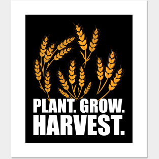 Wheat Farmer - Plant Grow Harvest w Posters and Art